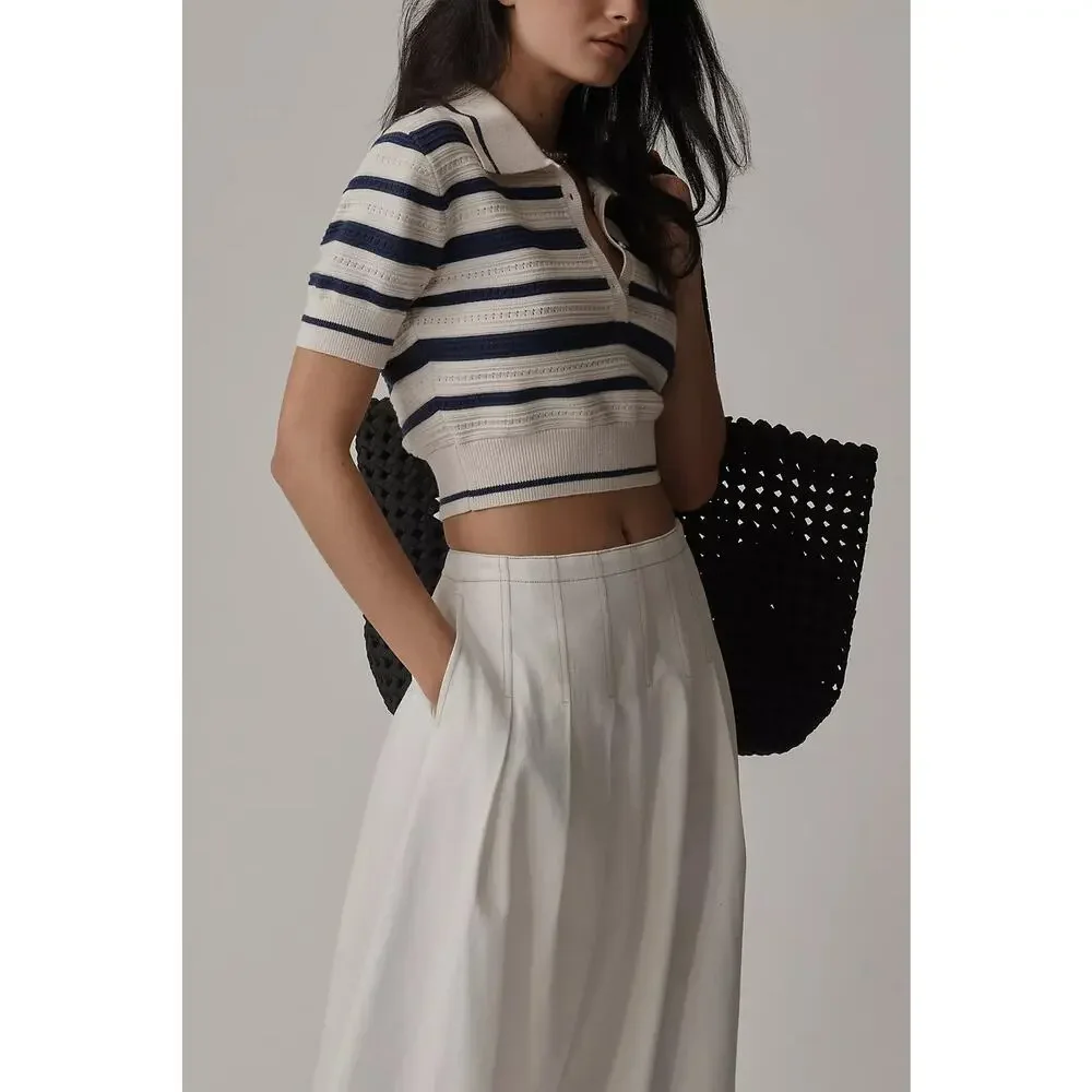 Anthropologie Paneled Waist Maxi Skirt - US 6/UK 10